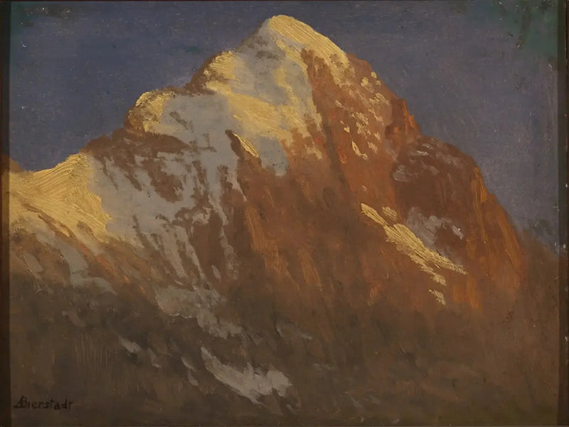 Sporrong vid horisontens slut, Grindelwald - Albert Bierstadt