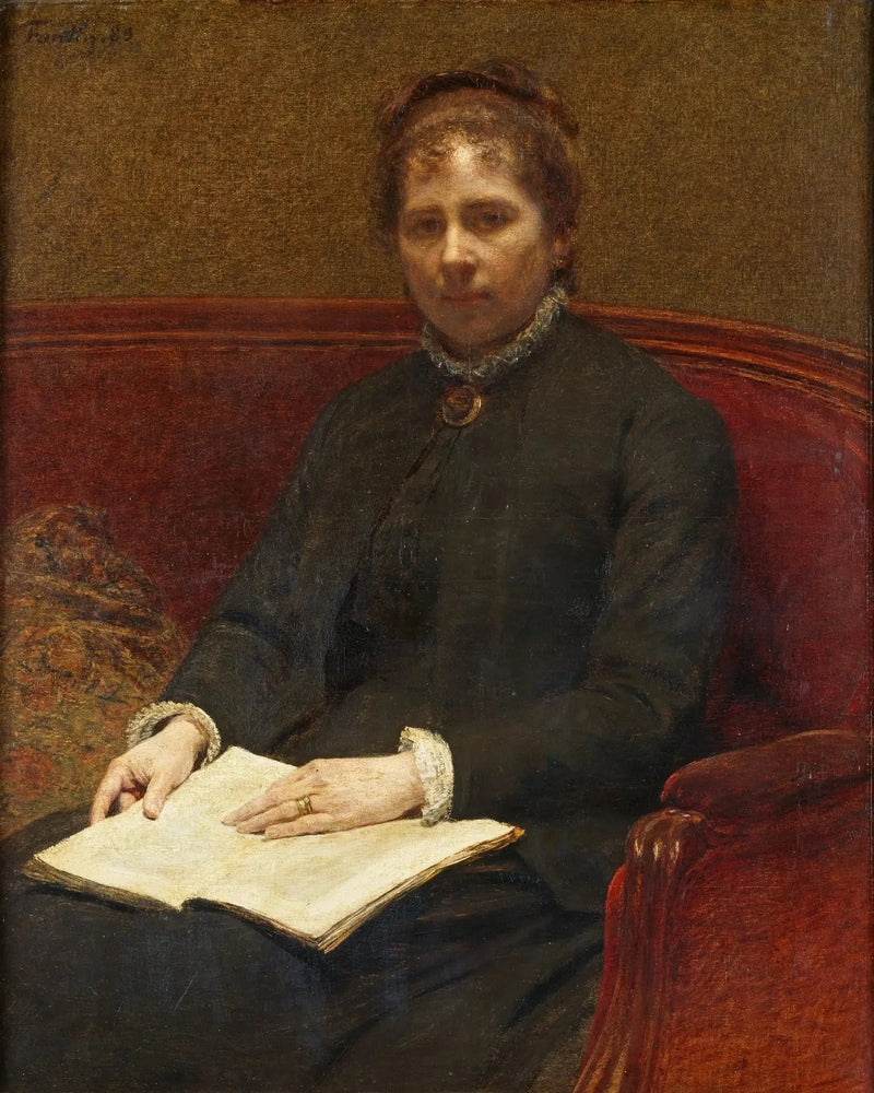 Konstnärens maka - Henri Fantin-Latour