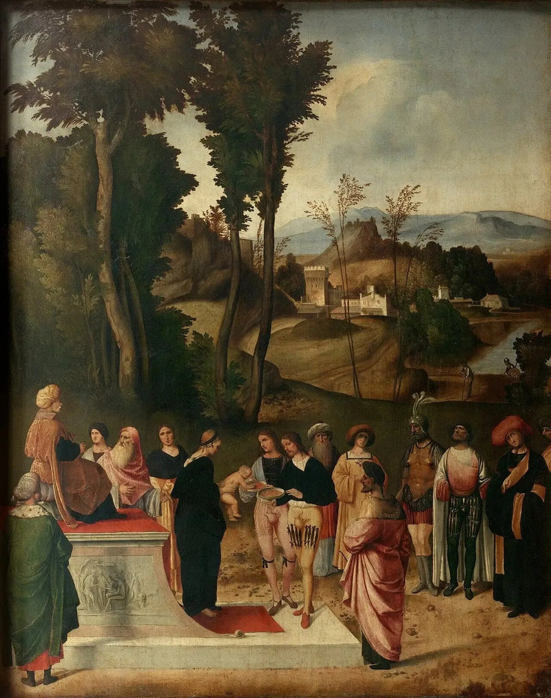 Moïses eldprov - Giorgione