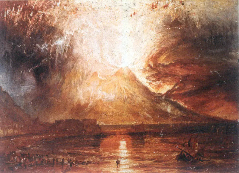 Vesuviusutbrottet - J. M. W. Turner