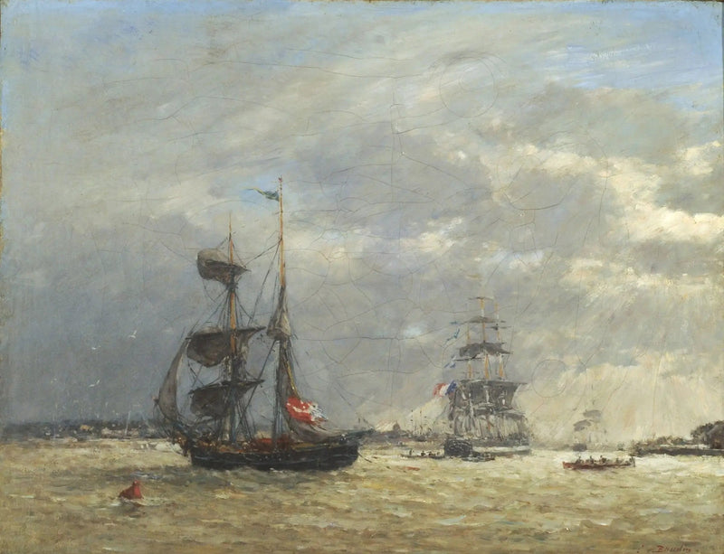 Skagerrak i stormigt väder - Eugène Boudin