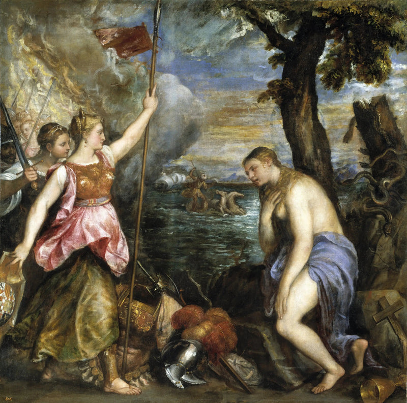 Spanien till undsättning för religionen - Titian