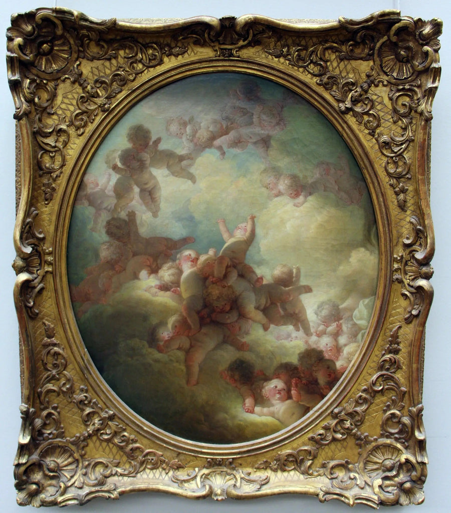 Älskarnas svärm - Jean-Honoré Fragonard