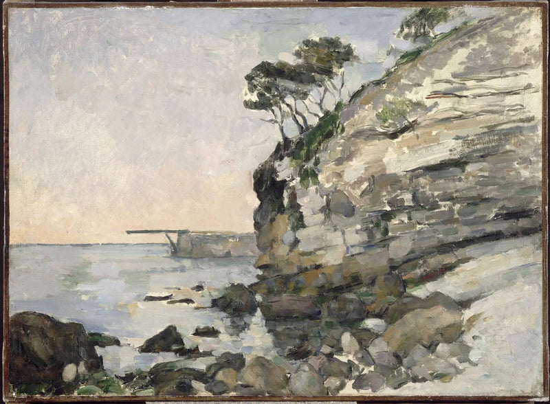 L'Estaque, kvällseffekt - Paul Cézanne
