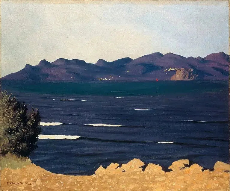 Estérel och Cannesbukten - Félix Vallotton