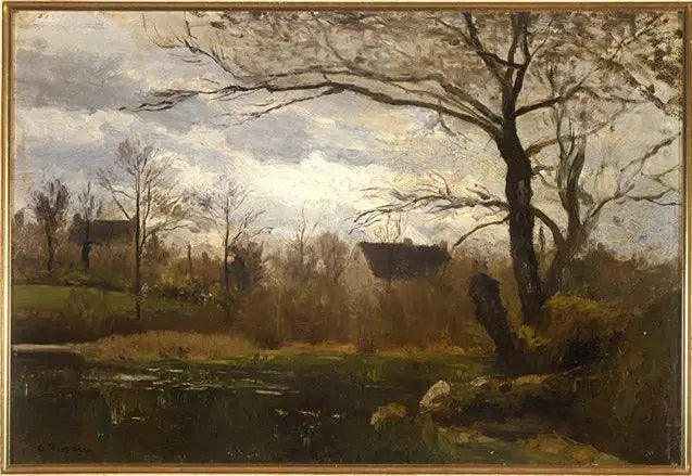 Montfoucaults damm - Camille Pissarro