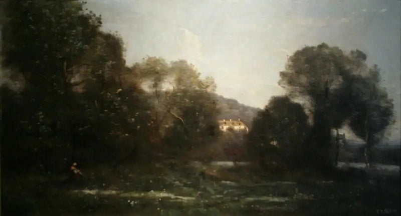 Vattnet i Ville d'Avray - Jean-Baptiste Camille Corot