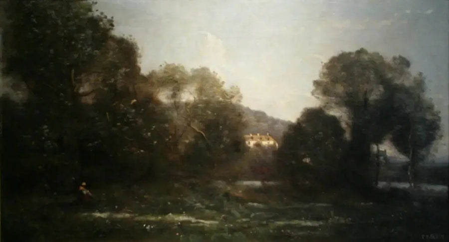 Vattnet i Ville d'Avray - Jean-Baptiste Camille Corot