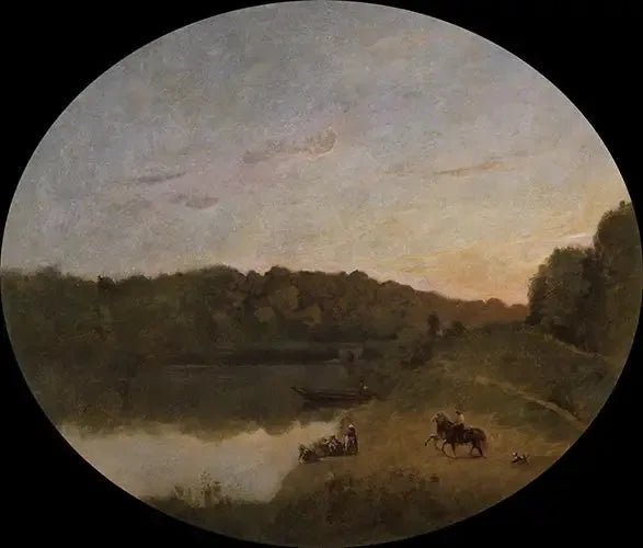 Vattnet i Ville-d'Avray - Jean-Baptiste Camille Corot