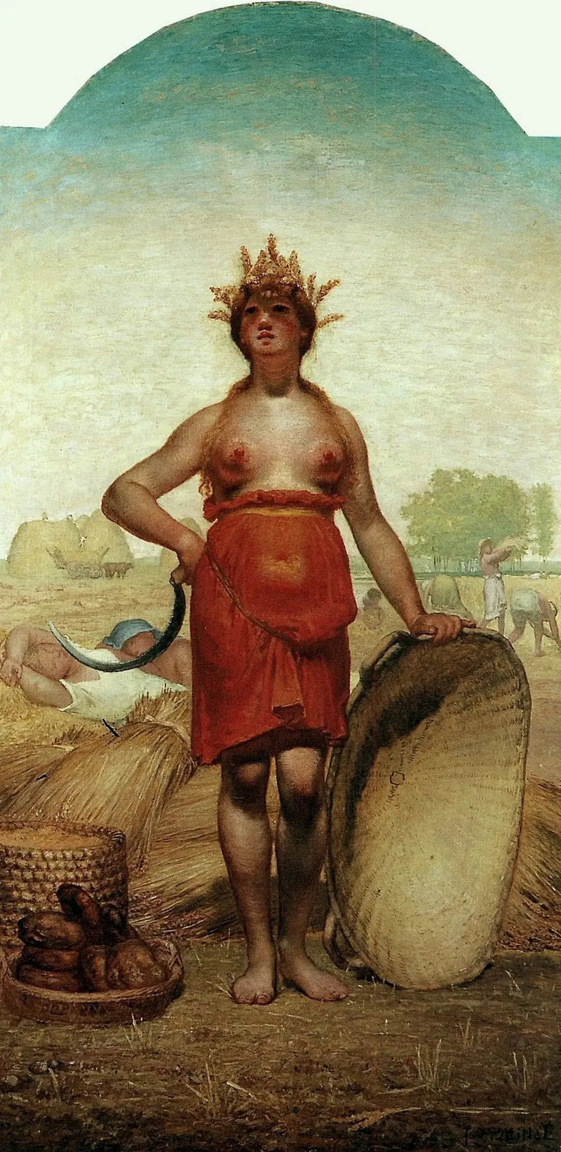Sommar eller Ceres - Jean-François Millet