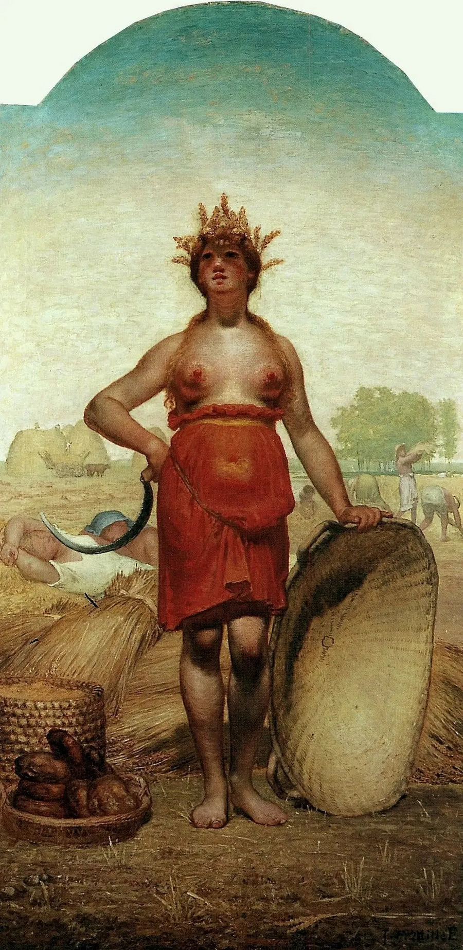 Sommar eller Ceres - Jean-François Millet