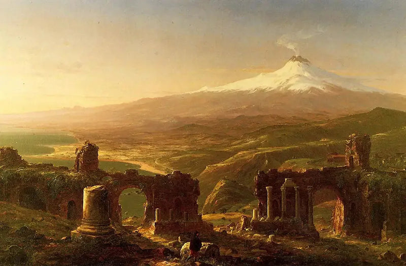 Etna från Taormina - Thomas Cole
