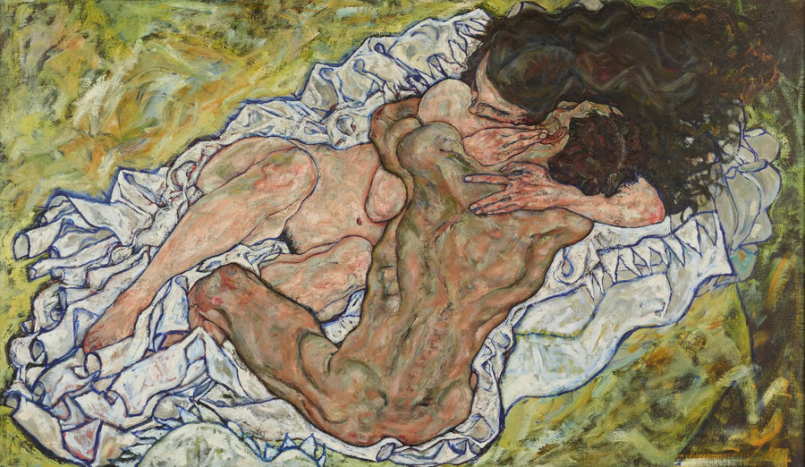 Omfamningen - Egon Schiele