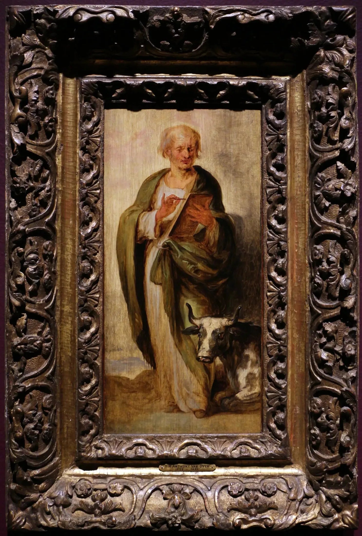 L'évangéliste Marc - Antoine van Dyck image 1 copie peinte à la main à l’huile