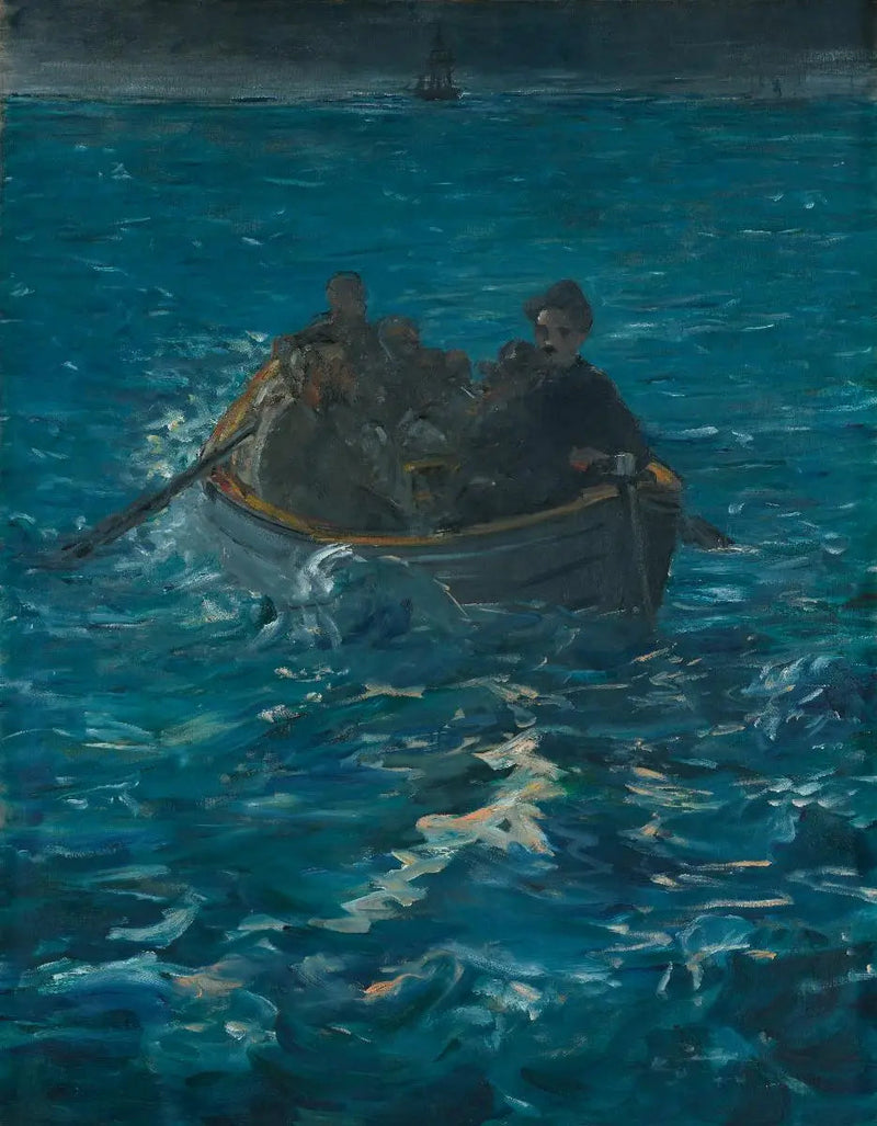 Rymningen från Rochefort - Édouard Manet