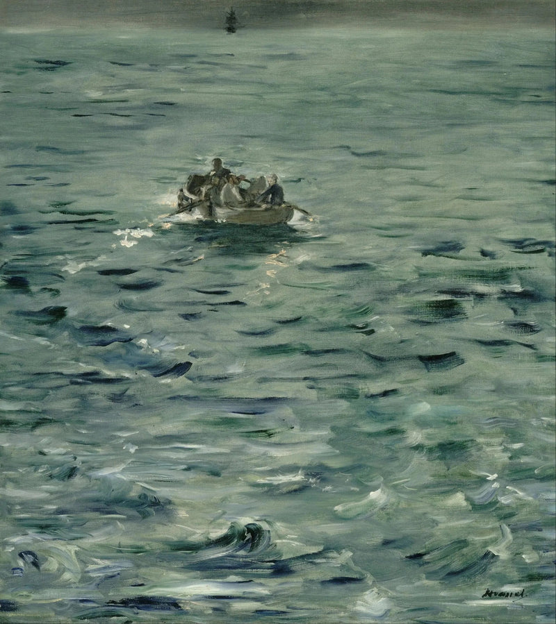 Rymningen från Rochefort - Édouard Manet