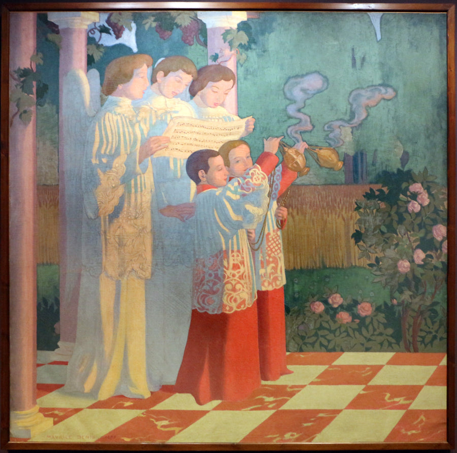 Höjdpunkten av den heliga korsfästelsen och förhärligandet av mässans offer - Maurice Denis