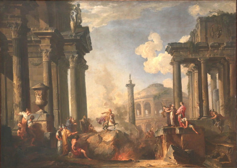 Förklaringen av Marcus Curtius - Giovanni Paolo Panini