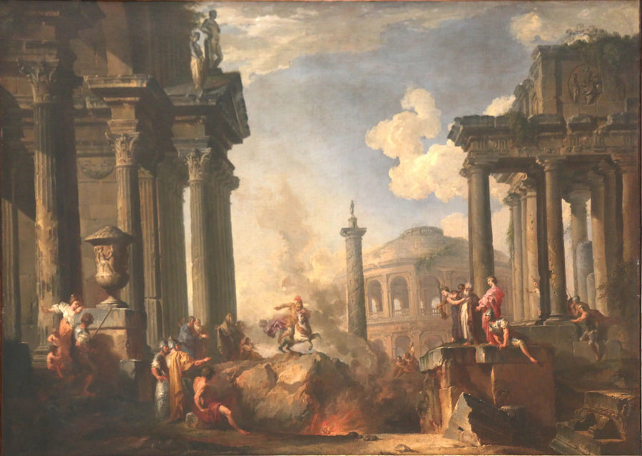Förklaringen av Marcus Curtius - Giovanni Paolo Panini