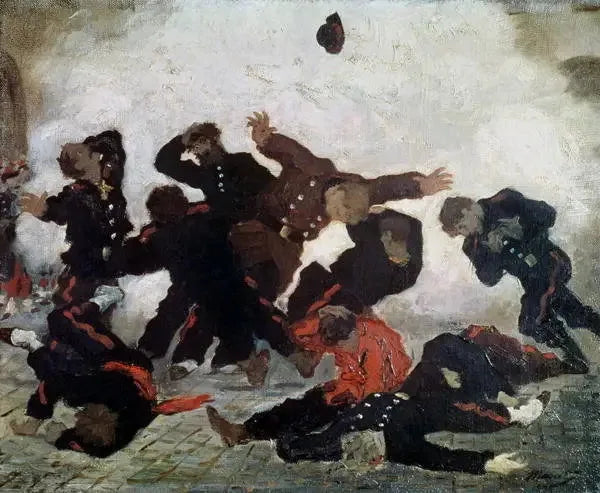 L'explosion - Édouard Manet image 1 reproduction réalisée par Alpha Reproduction