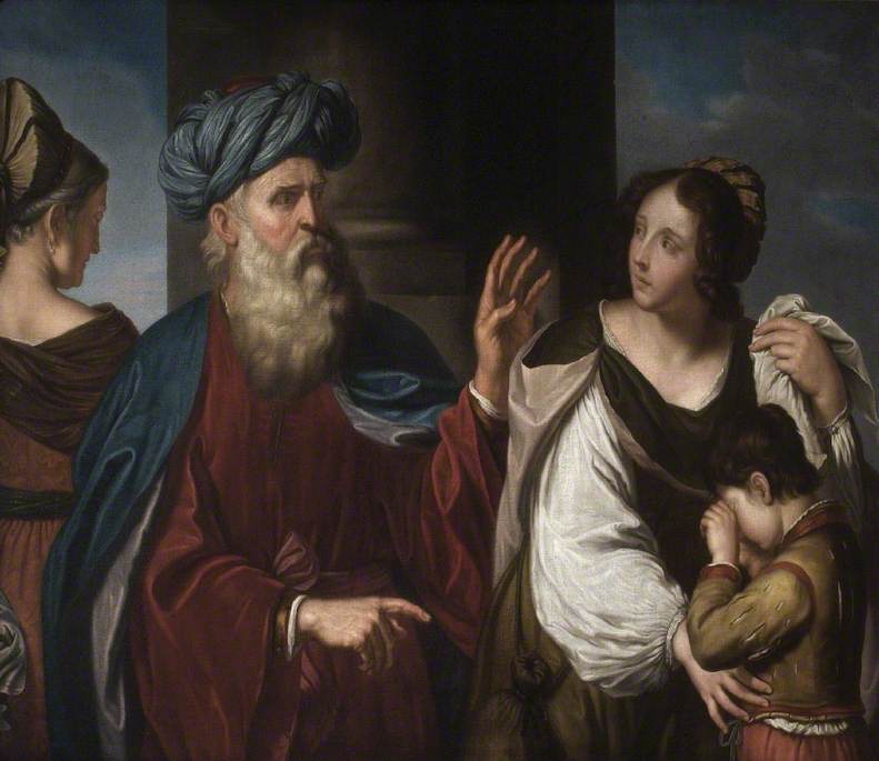 Agar och Ismaël utvisning - Guercino