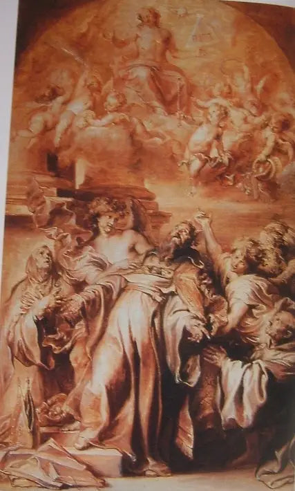 Saint Augustins extas - Antoine van Dyck