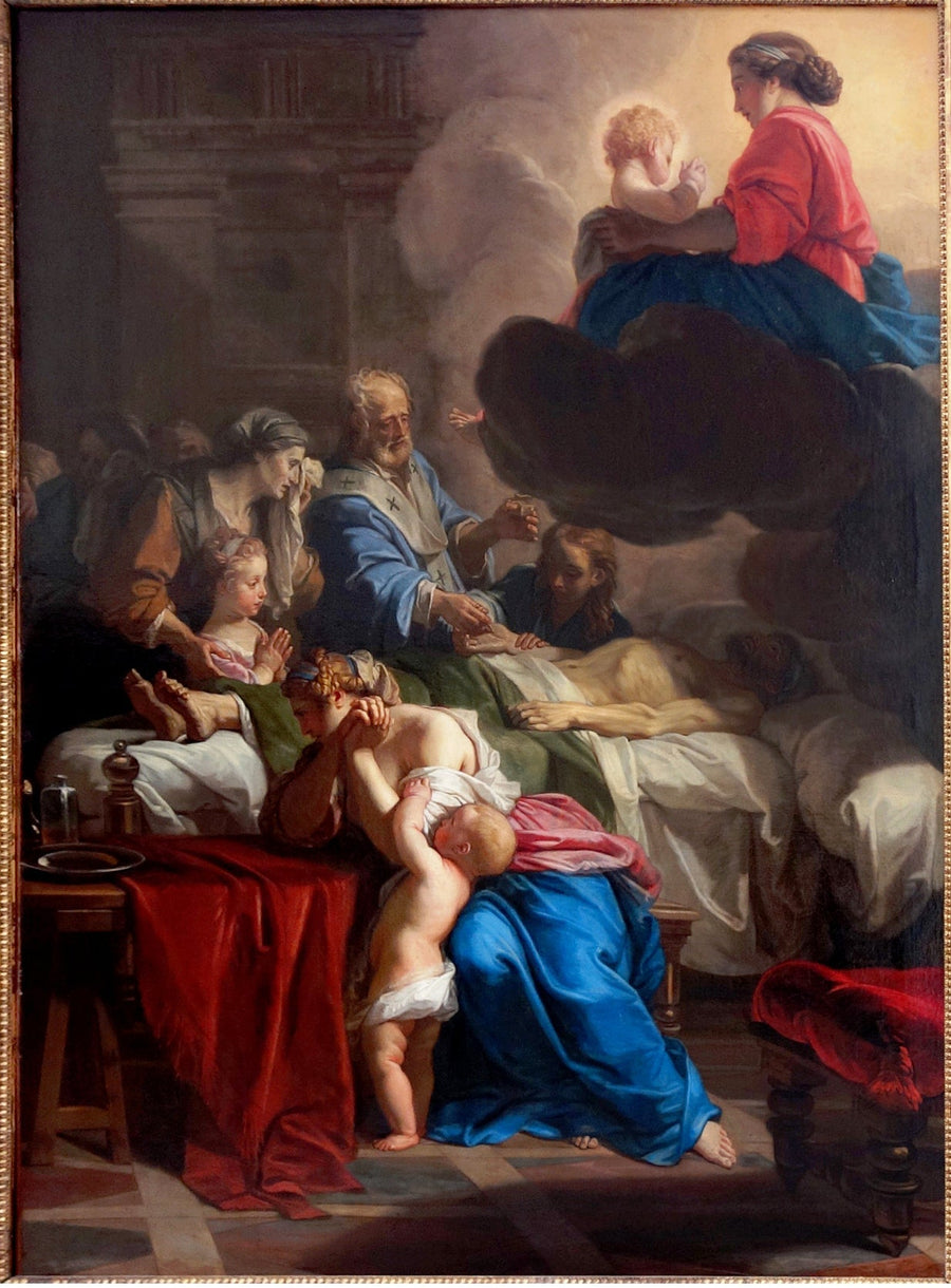 Den yttersta smörjelsen - Jean-Baptiste Jouvenet