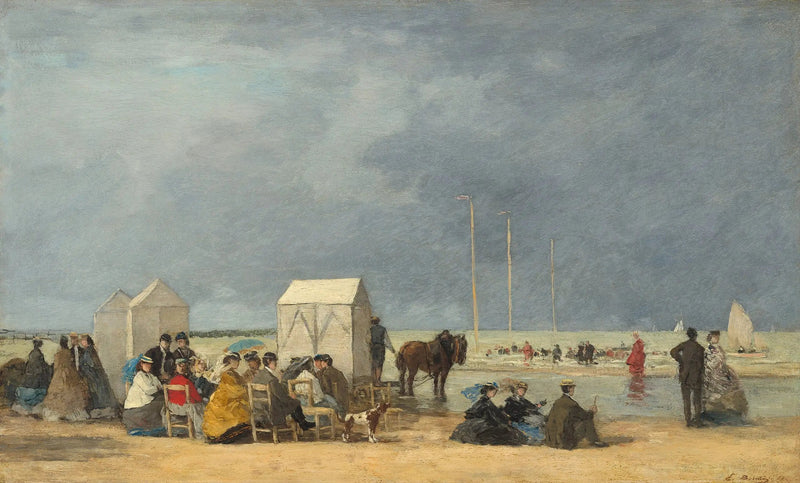 Badstunden i Deauville - Eugène Boudin