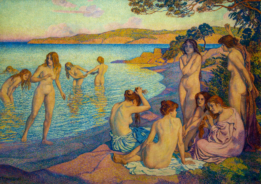 Den kyssande tiden - Théodore van Rysselberghe