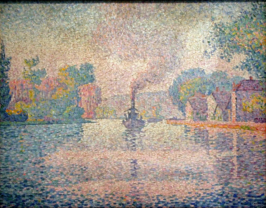 Svalan över Seine - Paul Signac