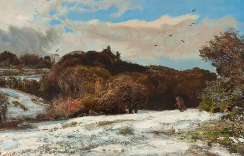 Vintern i Ornans - Gustave Courbet