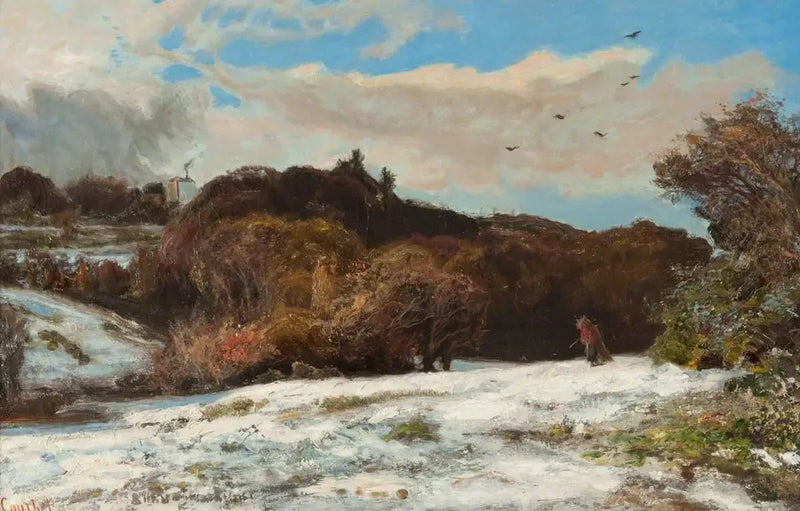 Vintern i Ornans - Gustave Courbet