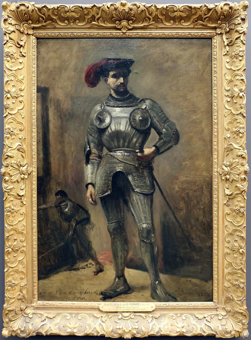 Mannen i rustningen - Jean-Baptiste Camille Corot