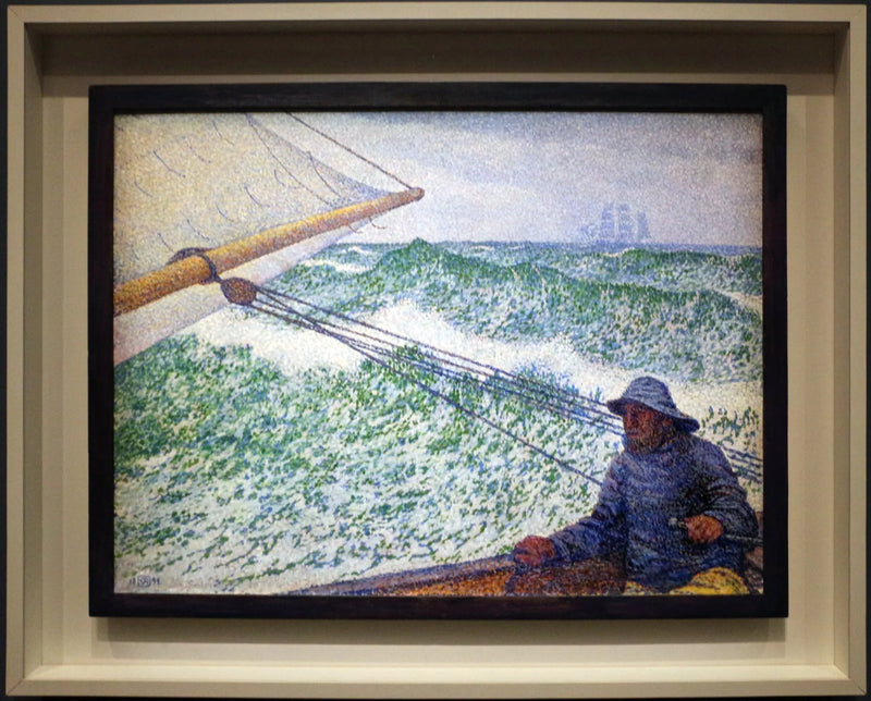 Mannen vid rodret - Théo van Rysselberghe