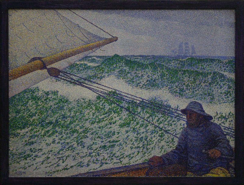 Mannen vid rodret - Théodore van Rysselberghe