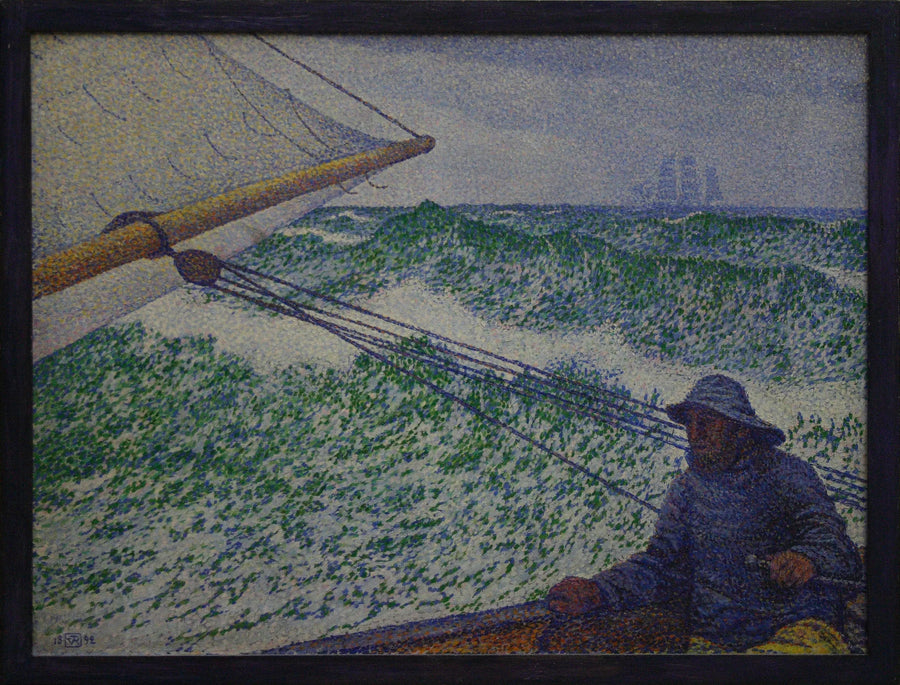 Mannen vid rodret - Théodore van Rysselberghe