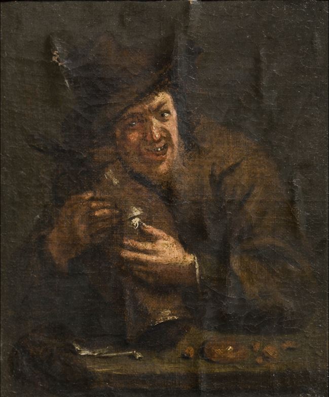 L'homme à la cruche - Adriaen Brouwer image 1 copie de tableau peinte à la main