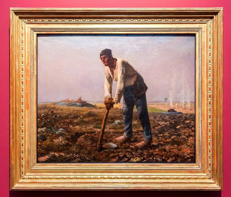 Mannen med liebarken - Jean-François Millet