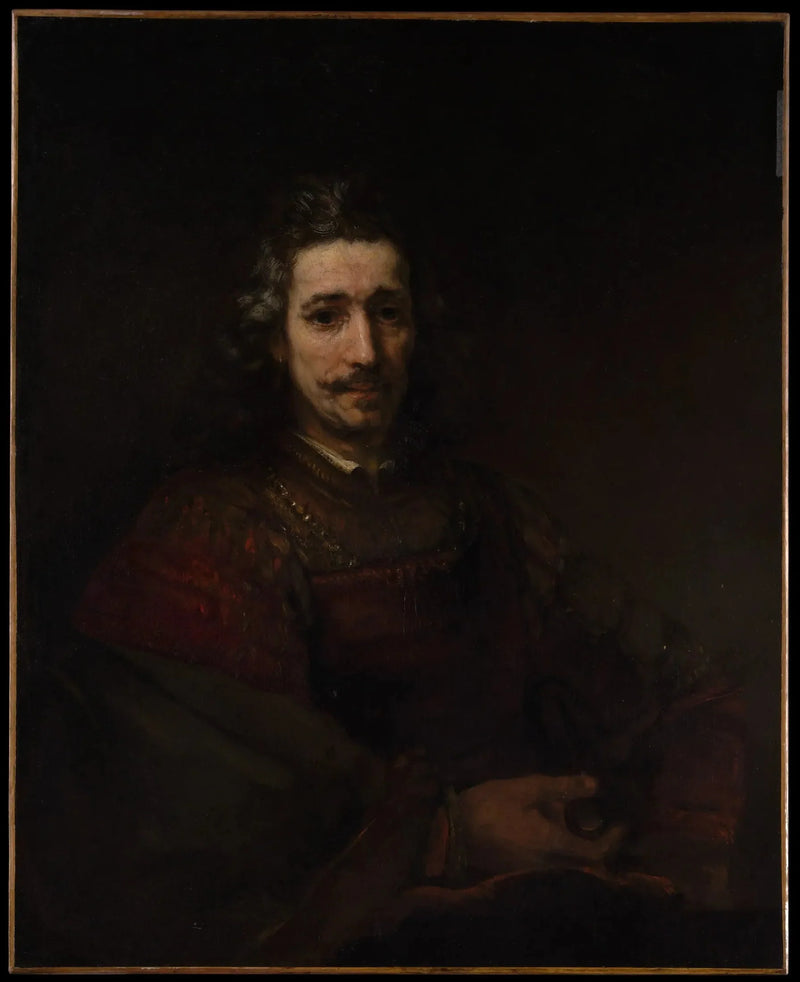 Mannen med förstoringsglaset - Rembrandt