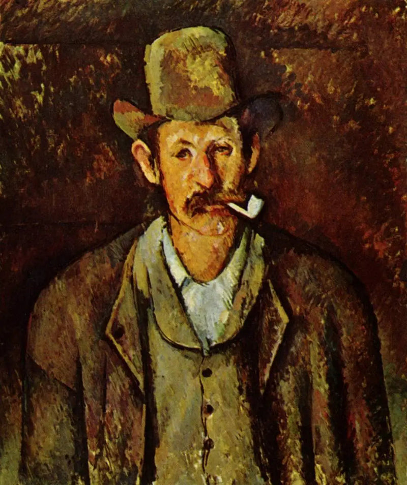 Mannen med pipan - Paul Cézanne