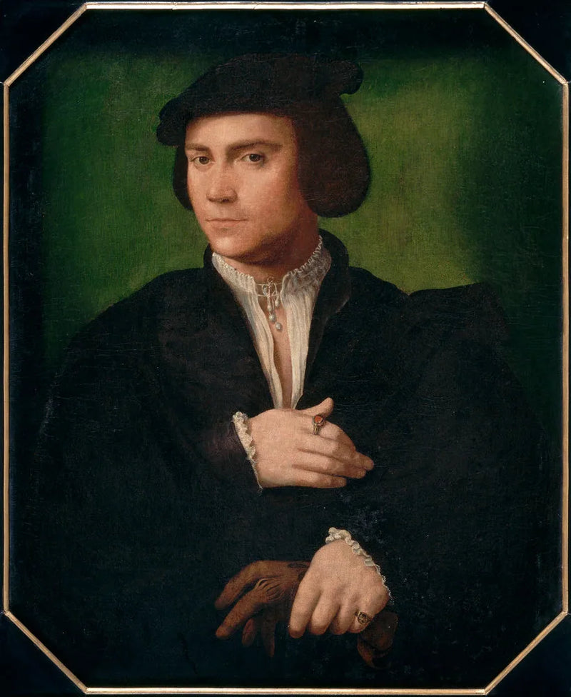 Mannen med handske - Joos van Cleve