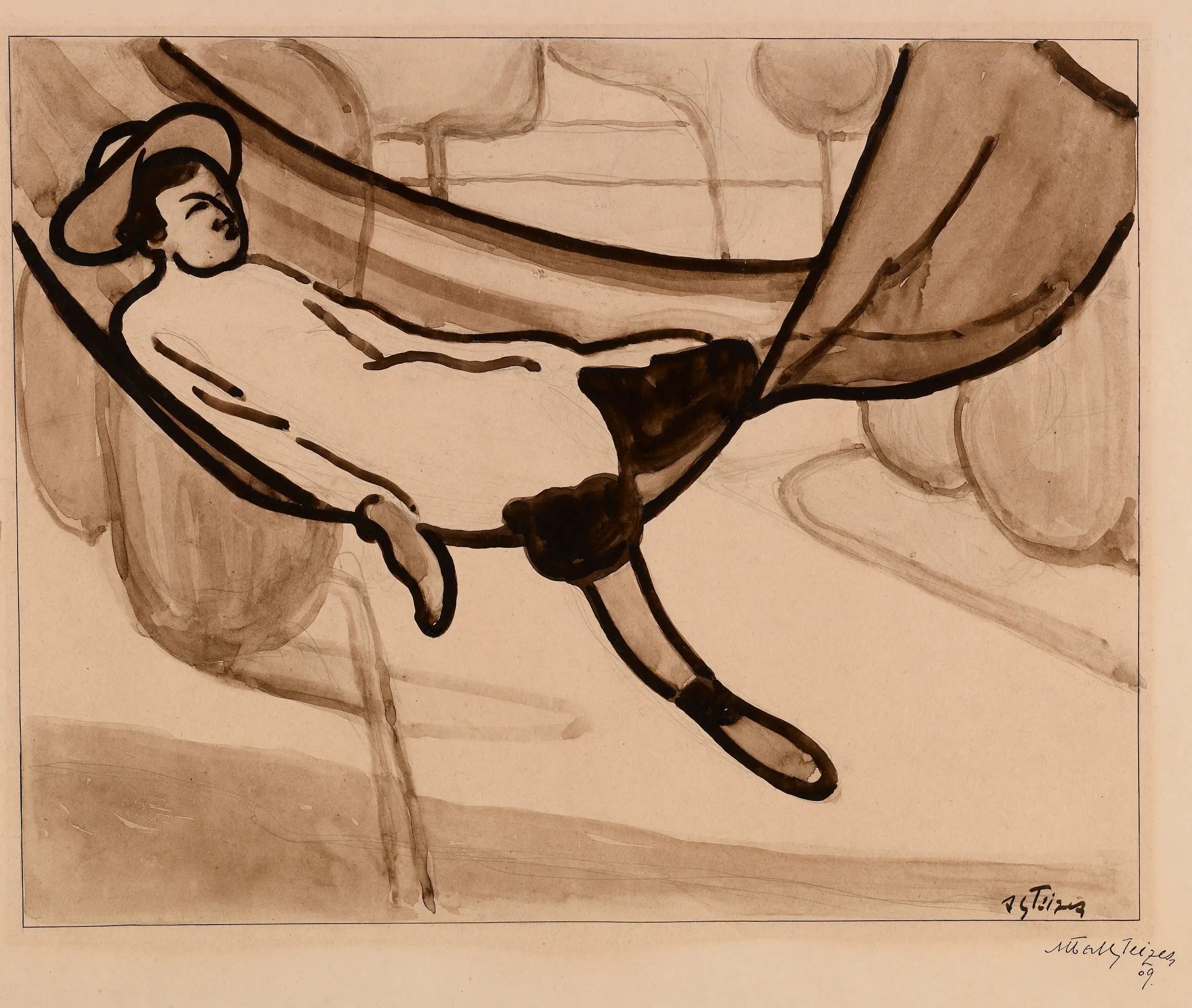 L’Homme au hamac - Albert Gleizes - Alpha Reproduction