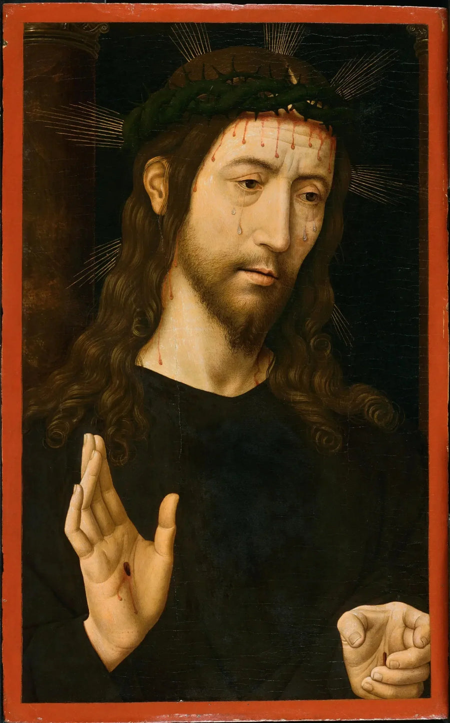 Människan av lidande (Kristus med törnekrona) - Domenico Ghirlandaio