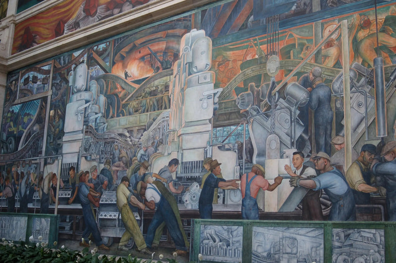 Människa och maskin - Diego Rivera