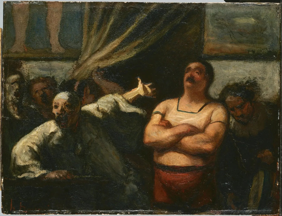 Den starke mannen - Honoré Daumier
