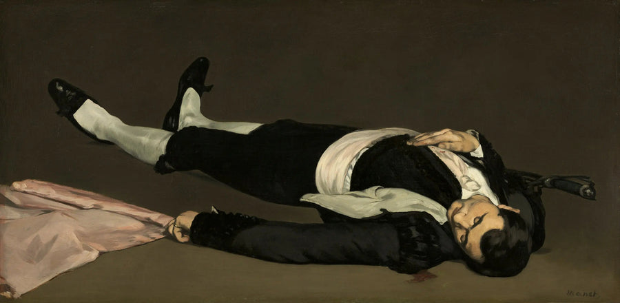 Den döde mannen - Édouard Manet