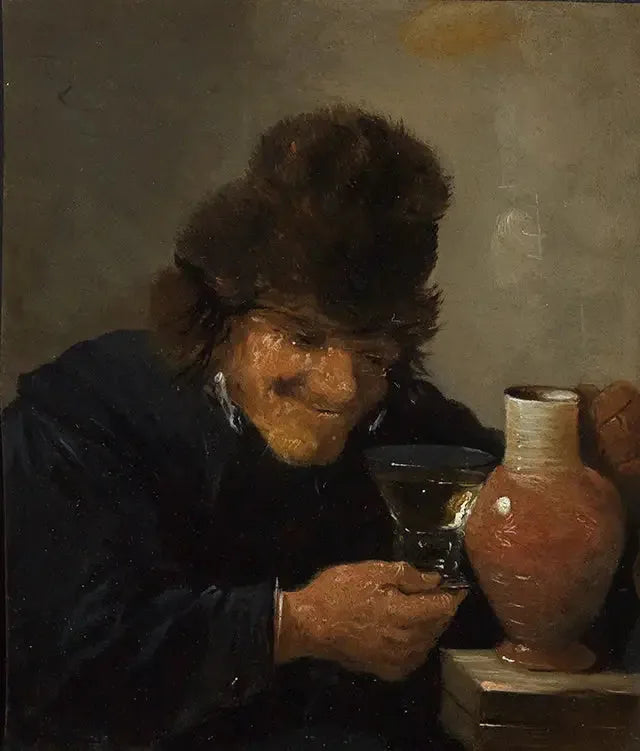 Människa som dricker - David Teniers den yngre