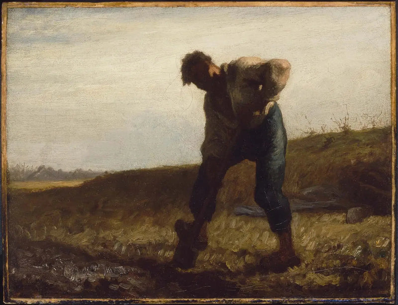 Mannen vänder jorden - Jean-François Millet