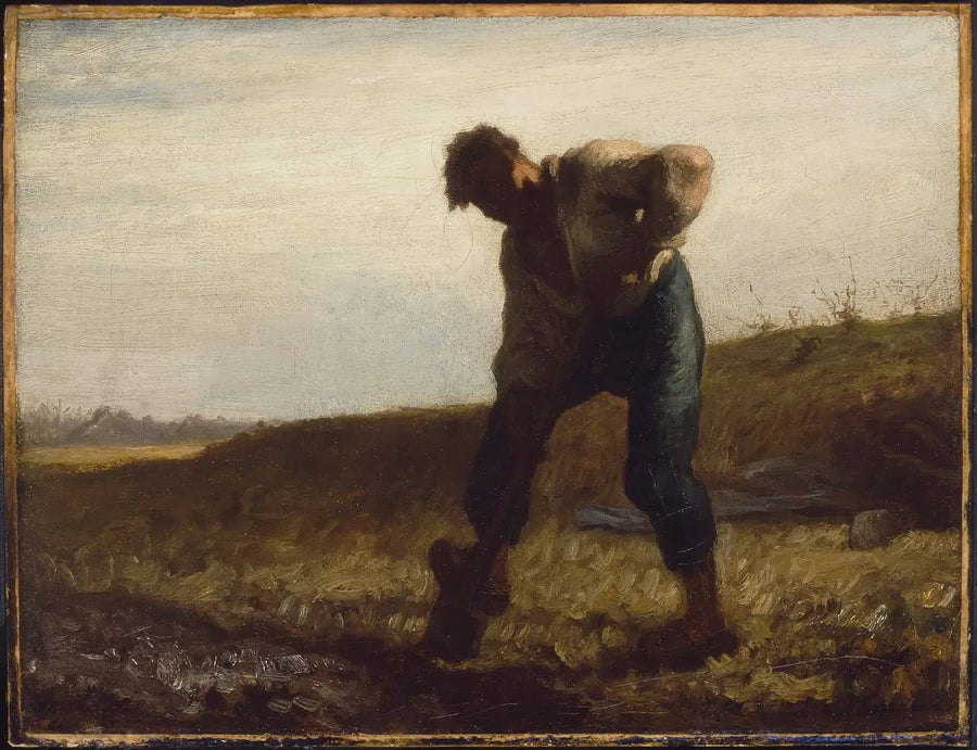 Mannen vänder jorden - Jean-François Millet