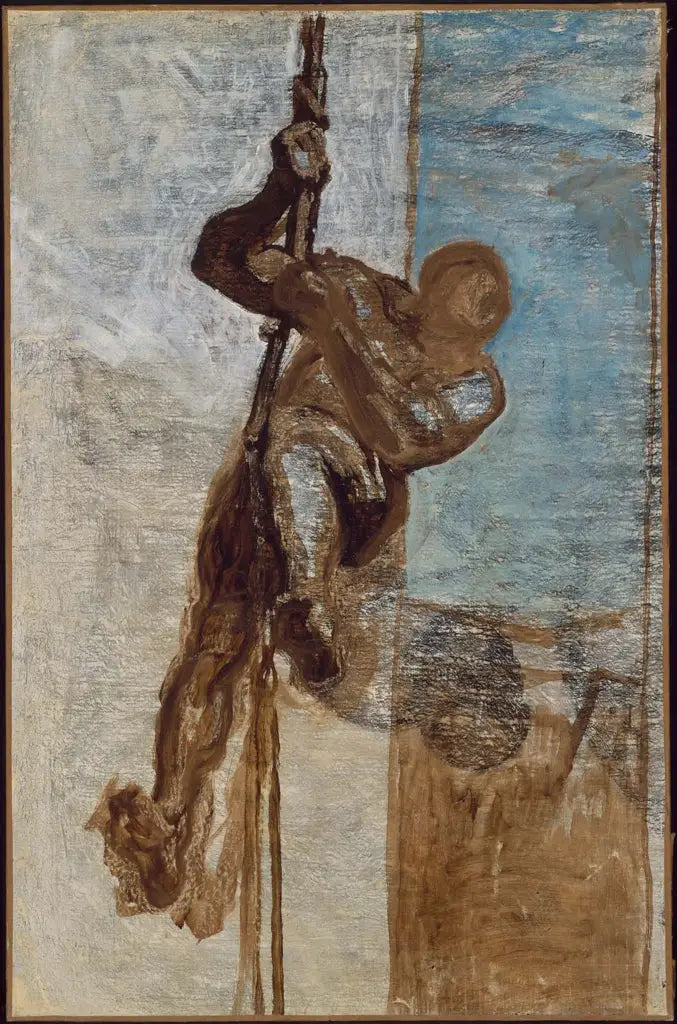 Mannen på en lina - Honoré Daumier